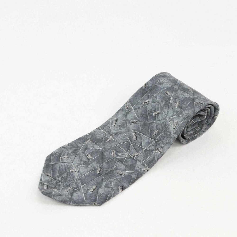 Geoffrey Been, Gray Silk Necktie Classic